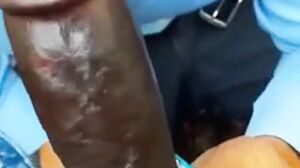 Inside my ass black cock