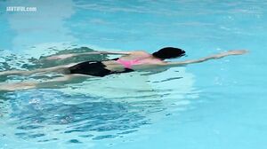 SKMJ-087 Junior ○○ Nippi ○ Backstroke 100m Gold Medalist Miraculous Cuteness Miracle Limb Dashing AVDebut