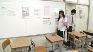HUNTA-754 I'm Having Trouble With My Eyes In The Classroom With A Sheer Transparency Of 200%!
